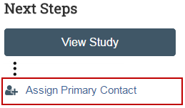 Image of the Assign Primary Contact activity