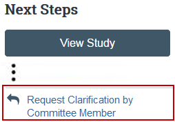 Committee Clarifications Request image