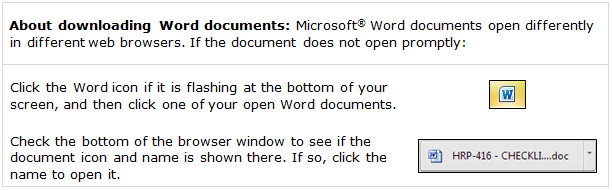 Quick tip about downloading Word documents