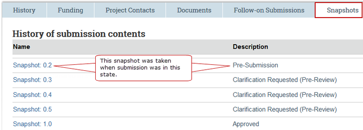 Reading Snapshot order image
