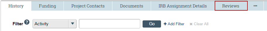 General review tab image